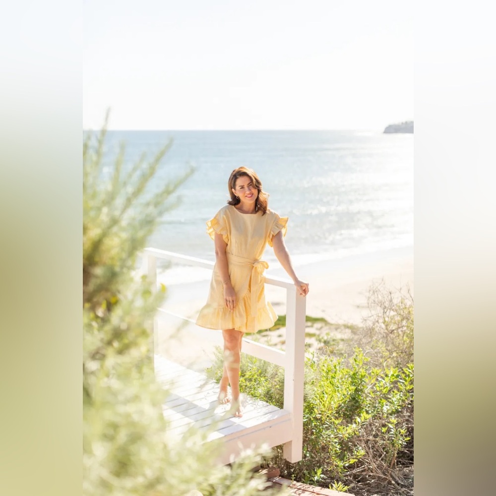 Jillian Harris x Joe Fresh Sunshine Ruffle Dress